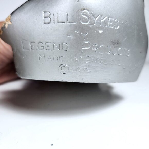 Vintage Chalkware Head Bill Sykes 1986 Legend Products Wall Hanging England - Picture 8 of 9